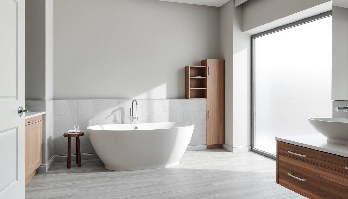 Transform your space with bathroom remodeling near me featuring modern design elements.